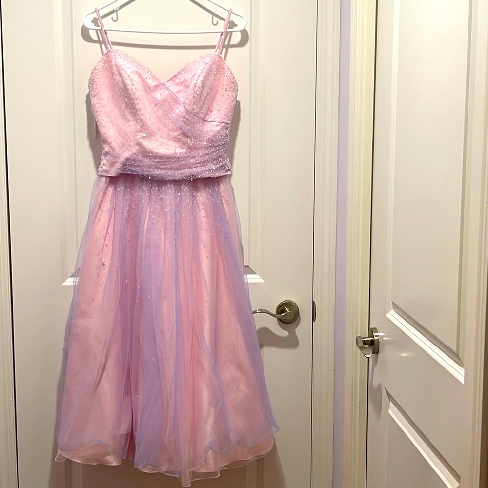 Luxury Chiffon Evening/Wedding Dresses Bundle (with headpiece )